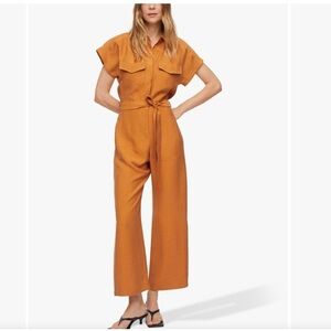 Mango Wide Leg Jumpsuit
